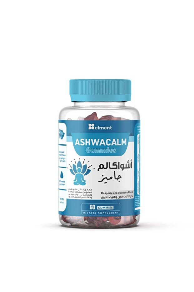 مكمل غذائي أشواكالم مع خلاصة أشواغاندا، 60 قرصًا