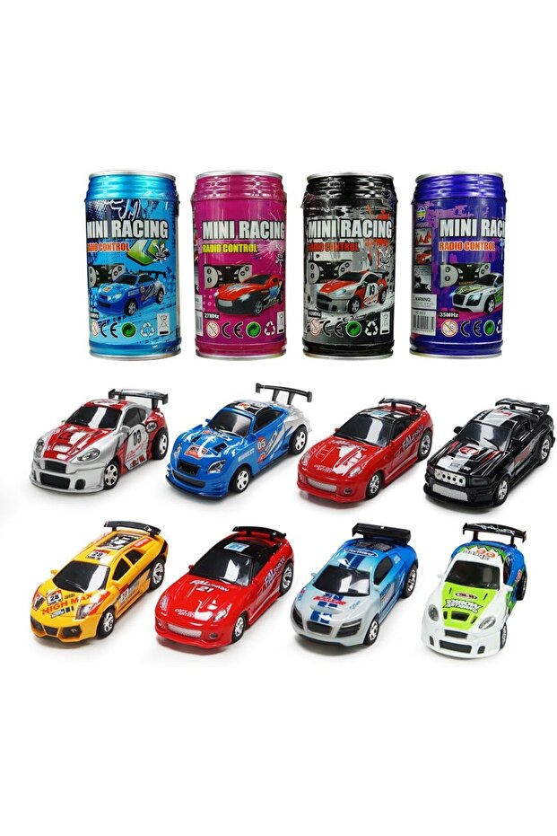 Multicolor Coke Can Mini RC Radio Racing Car Hobby Vehicle Toy Gift (1pcs) RENDOM COLOUR