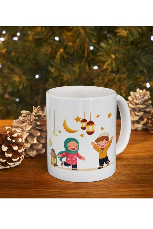 Ramadan kareem Kids Mug, Personalised kids arabic mug, Muslim gift child, Eid gift for kids, ram
