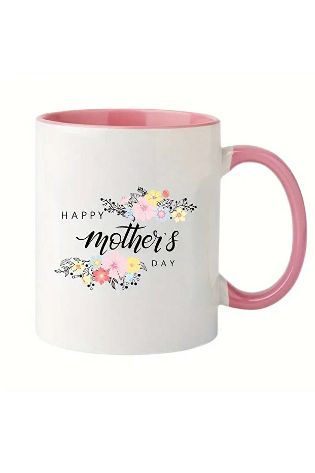 1 Set, Happy Mothers Day Coffee Mug, 11oz Ceramic Mug, INS Style Novelty Mug, Summer Winter Drin