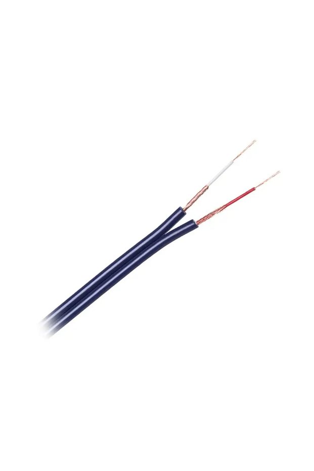 Cable 2x RCA 3mm blue Cabletech KAB0204