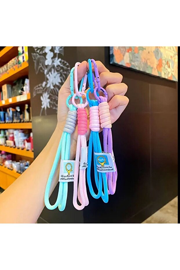 Lumaks Handmade Colorful Phone Strap Bag & Keychain Strap (Unisex, Durable, Multi-Purpose) - 7