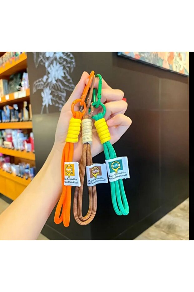 Lumaks Handmade Colorful Phone Strap Bag & Keychain Strap (Unisex, Durable, Multi-Purpose) - 8