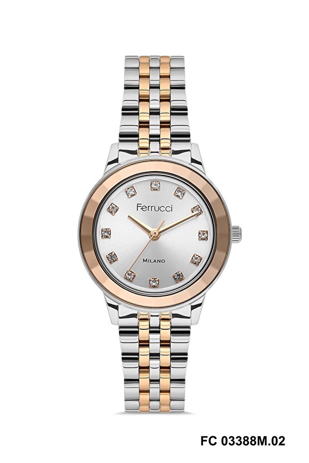 Fc03388M.2 Rose Gold Grey 30 mm Women Wrist Watch