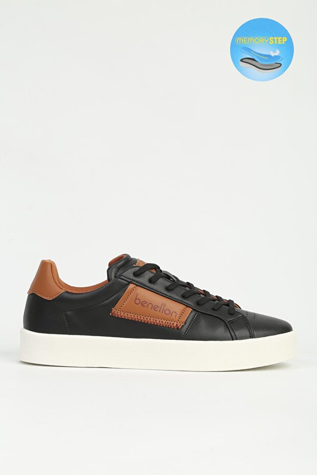 Men's Black and White Sports Shoes Imported Bni-12113