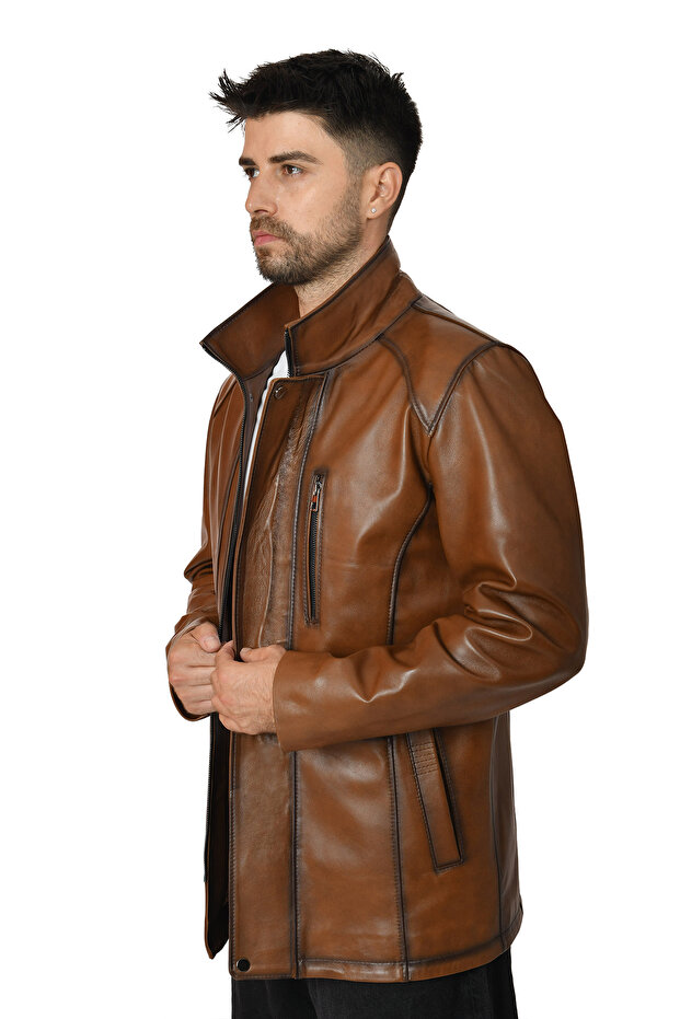 Men's Leather Jacket 3525 - 6