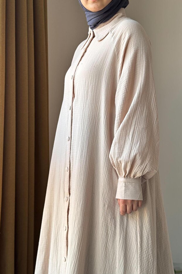 Kloş Müslin Ferace-Bej - 5