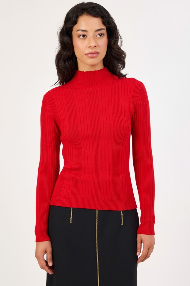 Balıkçı yaka triko kazak - 3