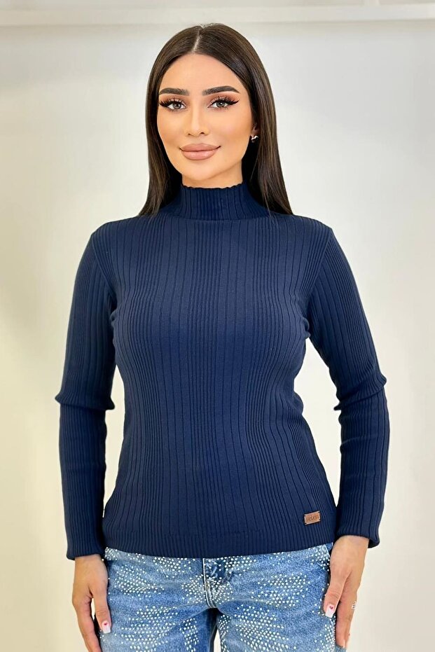 Balıkçı yaka triko kazak - 1