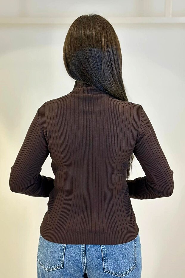 Balıkçı yaka triko kazak - 3