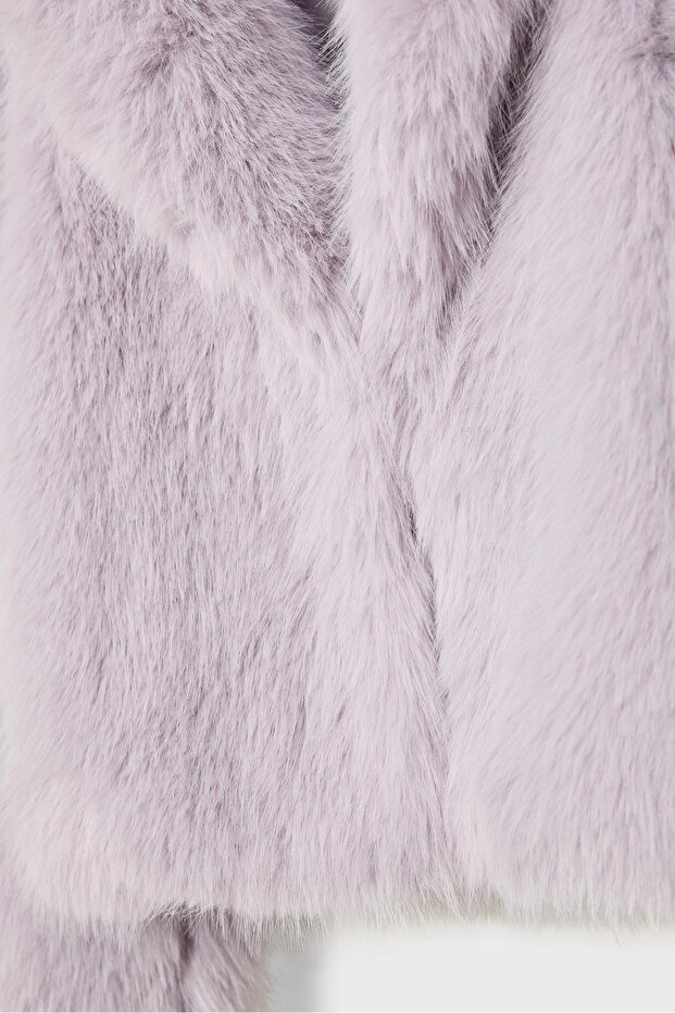 Suni kürk ceket - 7