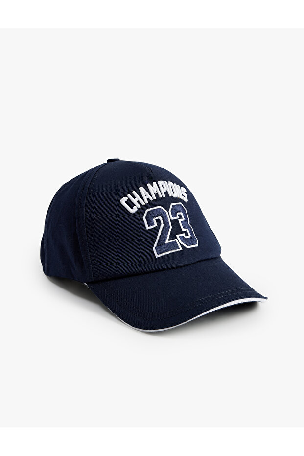 Embroidered Cotton Cap Hat