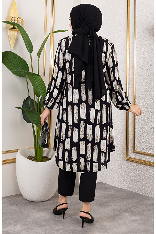 Kareli Viskon Tunika 0176-01 Vizon - 4