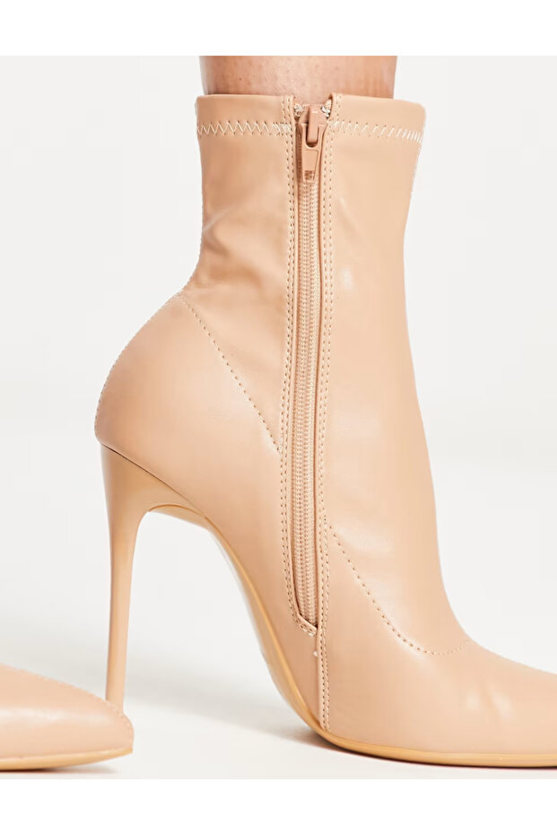 Truffle Collection ankle boots, beige - 4