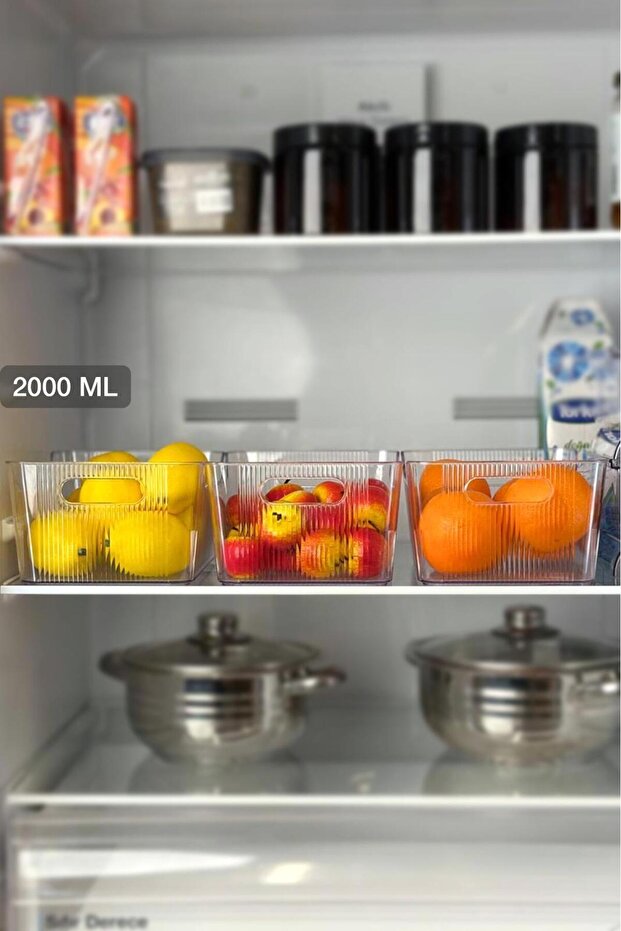 Smart Box Şeffaf 3'lü Set 2000ML - 1