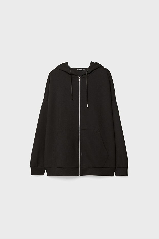 Oversize kapüşonlu sweatshirt - 6