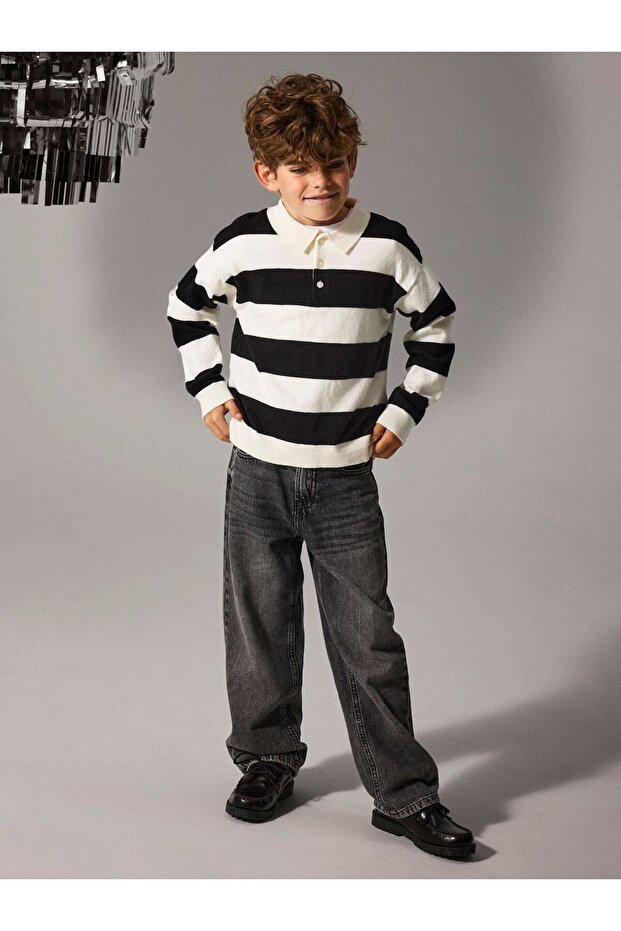 Poloshirt Streifen - 5