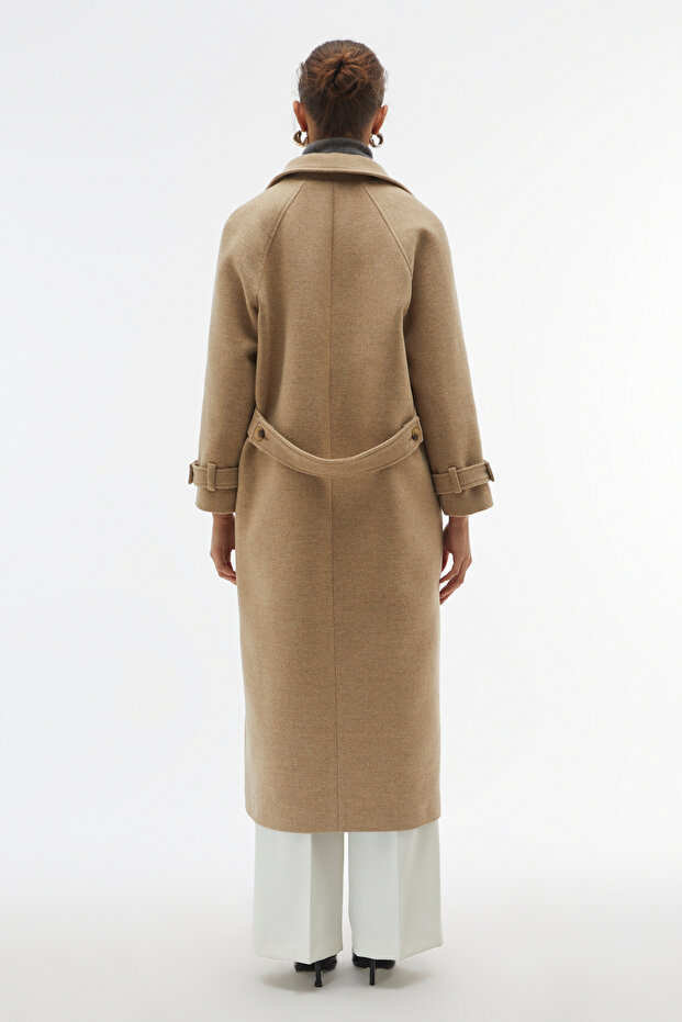 معطف طويل من مزيج الصوف - 2