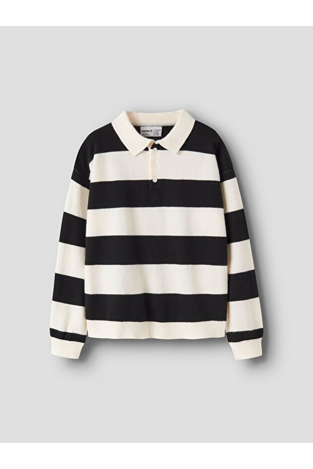 Poloshirt Streifen - 1