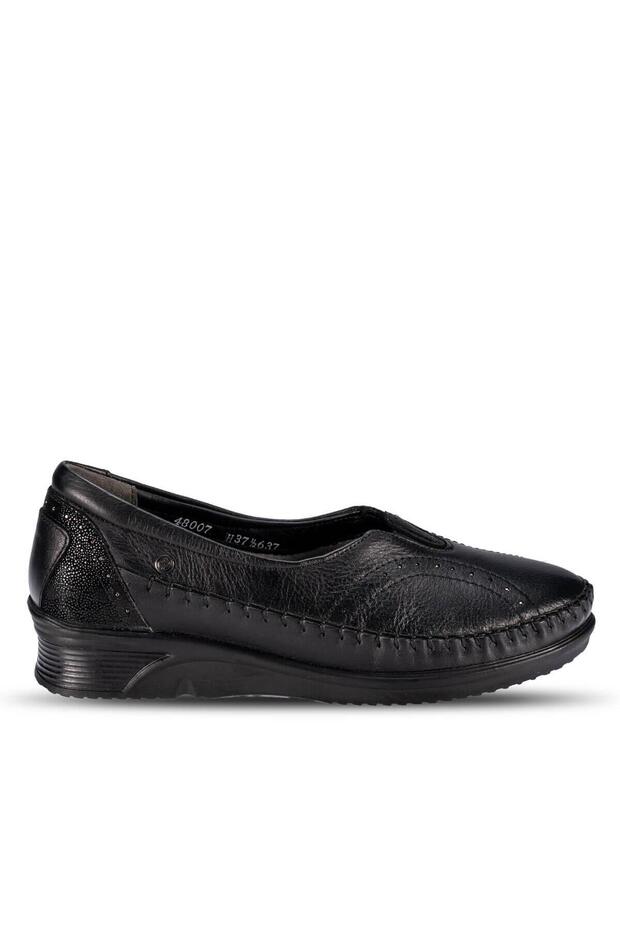 Gulis-h women's leather hallux shoes black