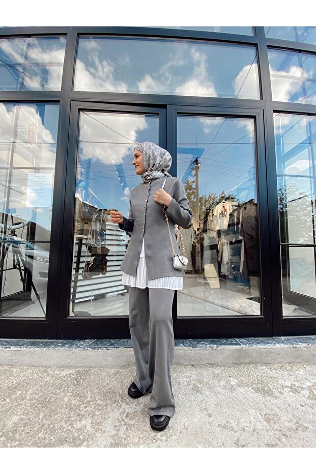 Merserize Takım Füme - 3