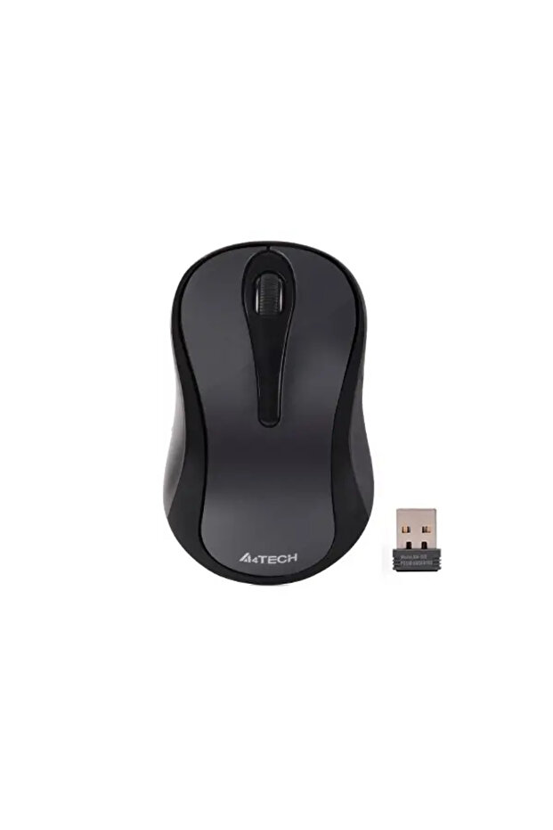 Mouse A4tech G3-280N (Glossy Grey) PC/Notebook wireless 2.4GHz optical 1000dpi buttons/scroll 3/1 gr - 1