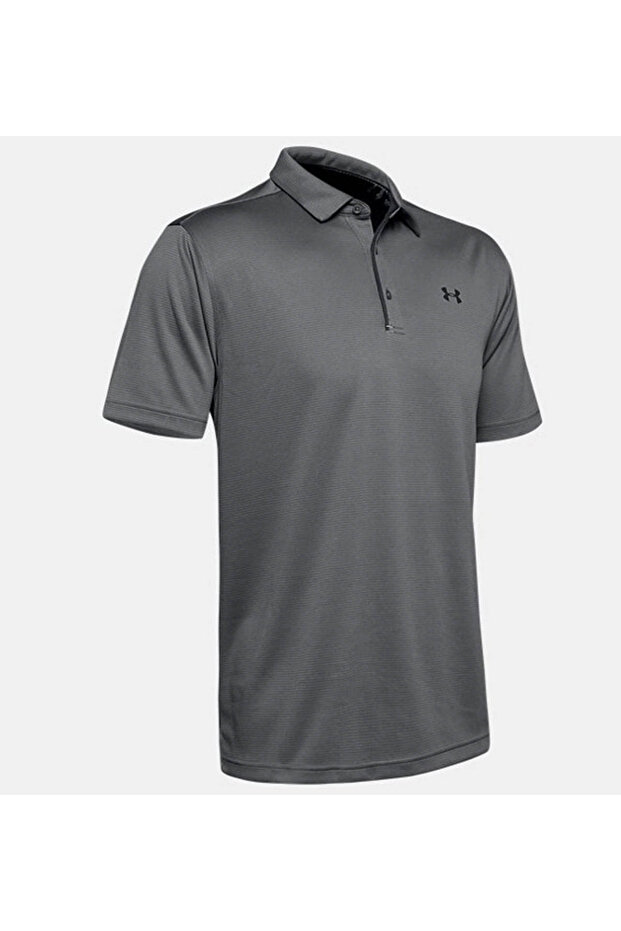 Tech Polo Gri Tişört - 1