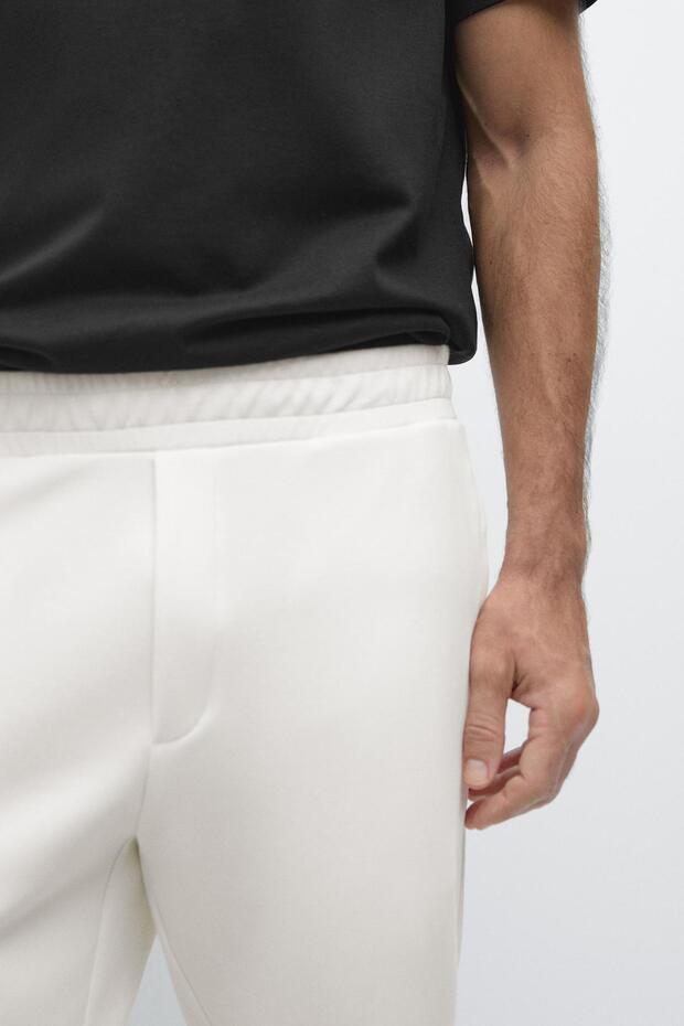 Pamuk karışımlı jogger fit pantolon - 3