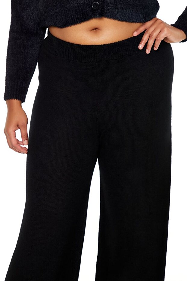 Plus Size Triko Pantolon - 3