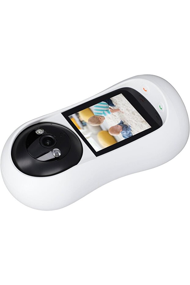2MP Smart Wi-Fi Baby Monitor 2.8" Screen Video Calling 2-Way Intercom Security Cam - 3