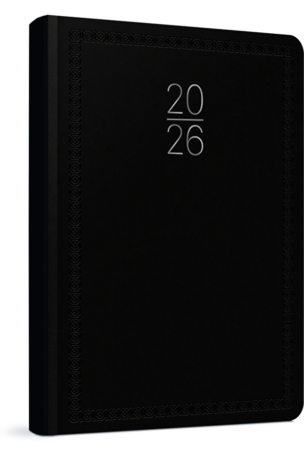 2026 112-Ekk Thread Stitched Hard Cover 17X24 Daily Planner (Sunday Days on One Page)