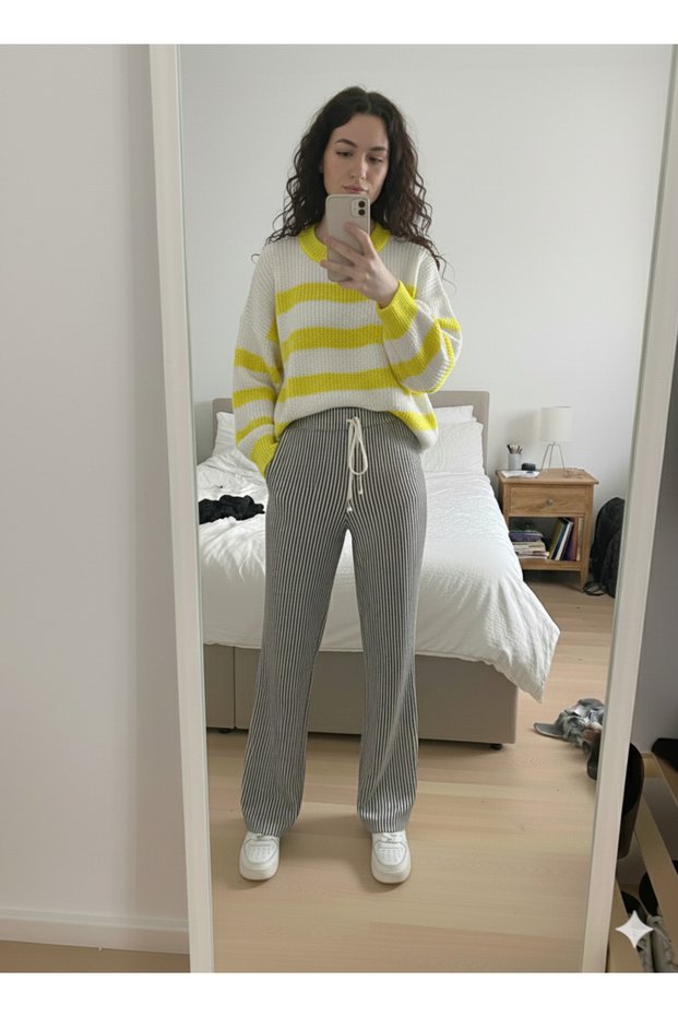 Women's Oversize Striped Sweater