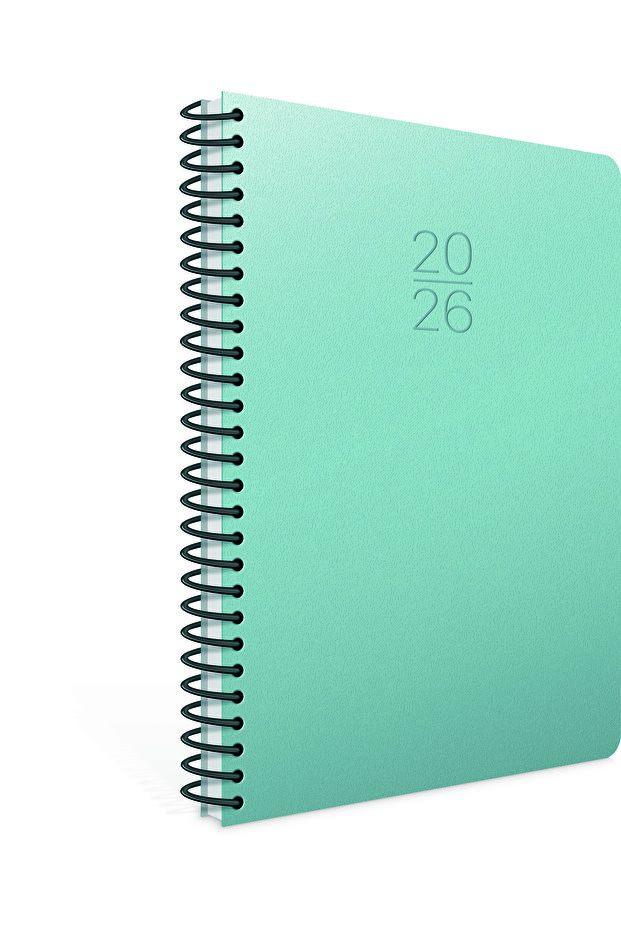 2026 407-Sek Plastic Spiral - Hard Cover 17X24 Daily White Agenda