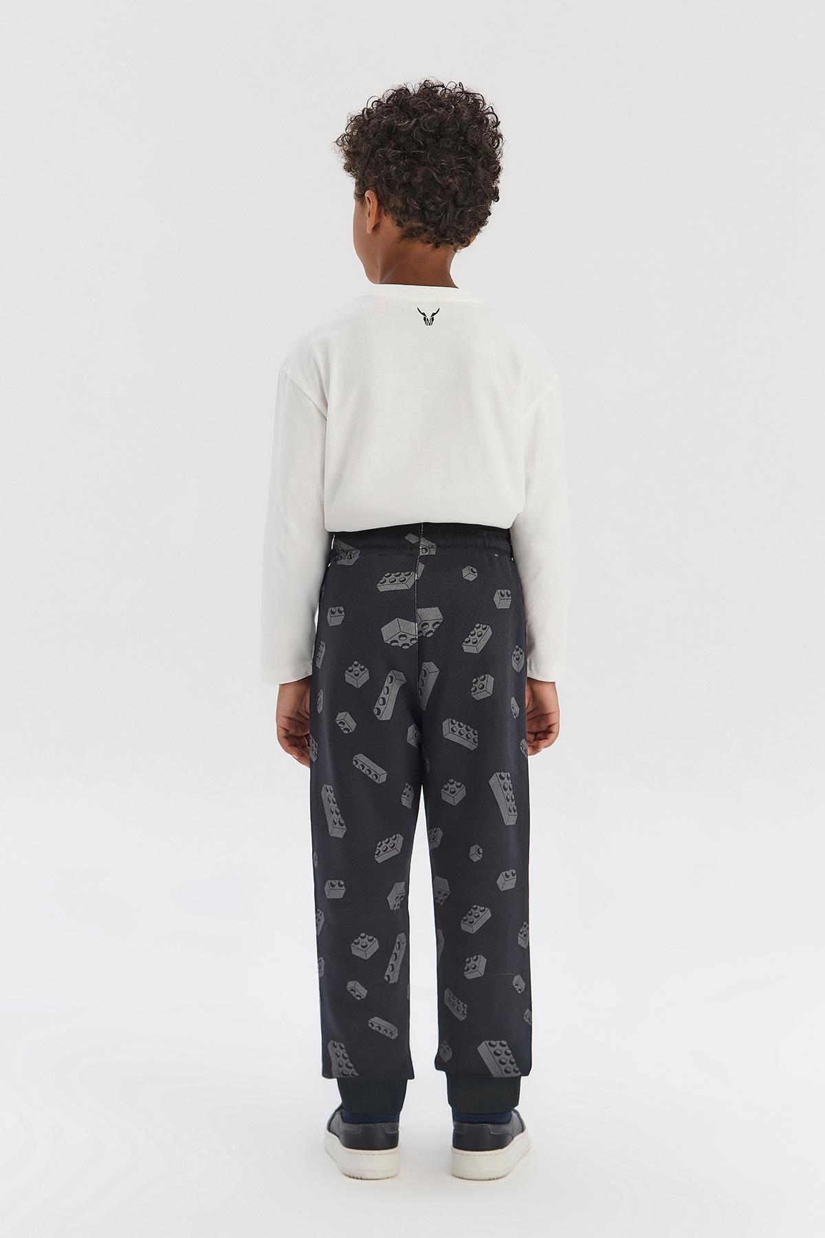 بنطال رياضي منقوش للأولاد - 5