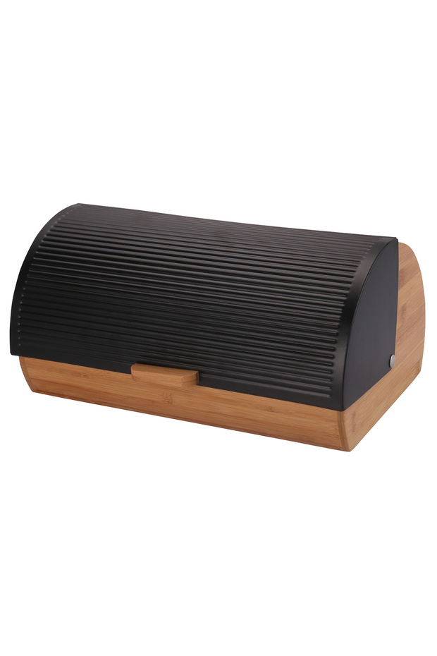 BAMBOO BREAD BOX BREAD CONTAINER E-6045 - 1