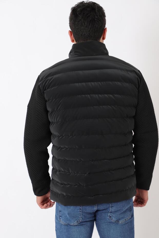 Nova Kol Triko Kışlık Şişme Mont PLDP 3011_50464 - 7