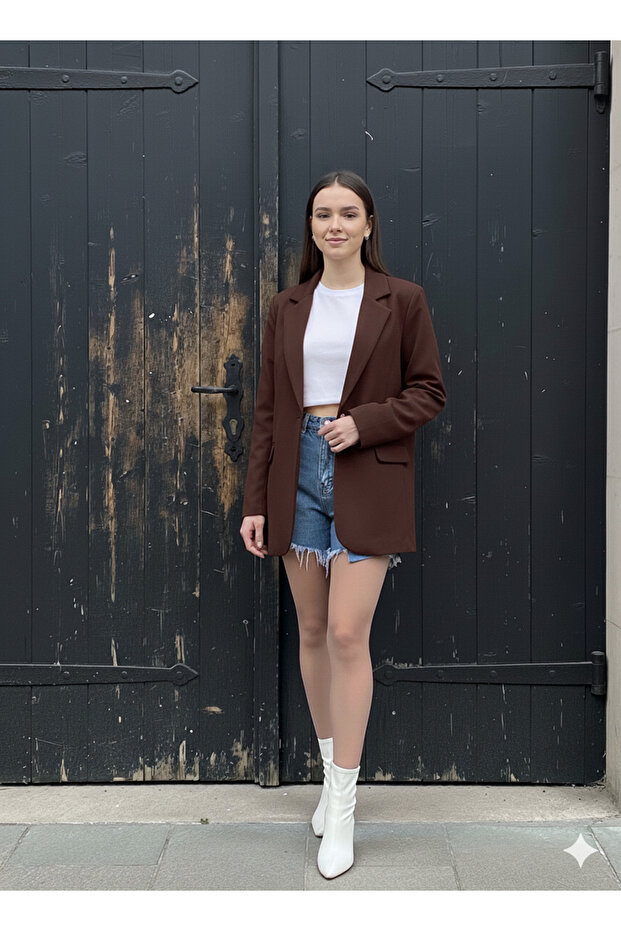 Oversize Blazer Ceket - 1