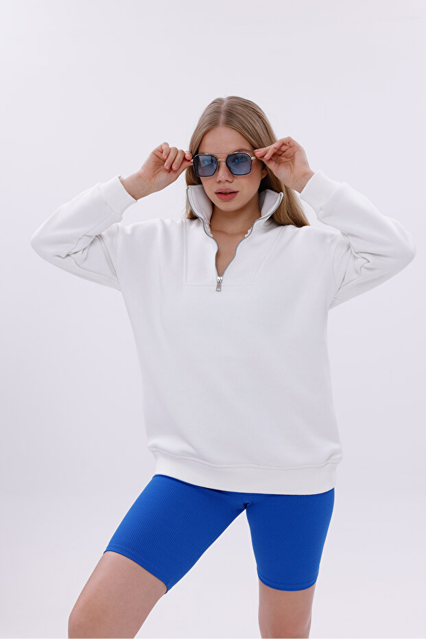 Half Zipper Sweatshirt - 6