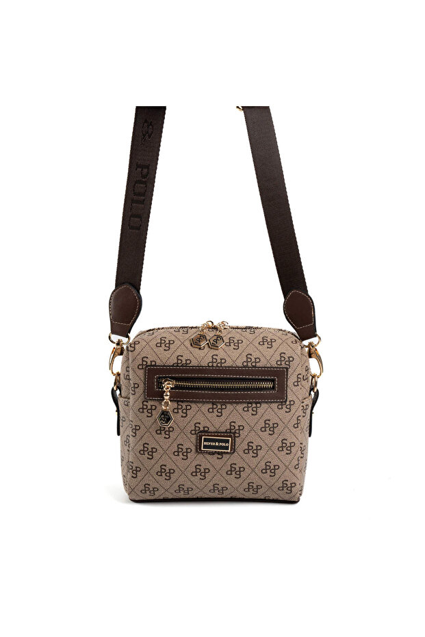 Dark Beige - Brown Sp1038 Women's Crossbody Bag