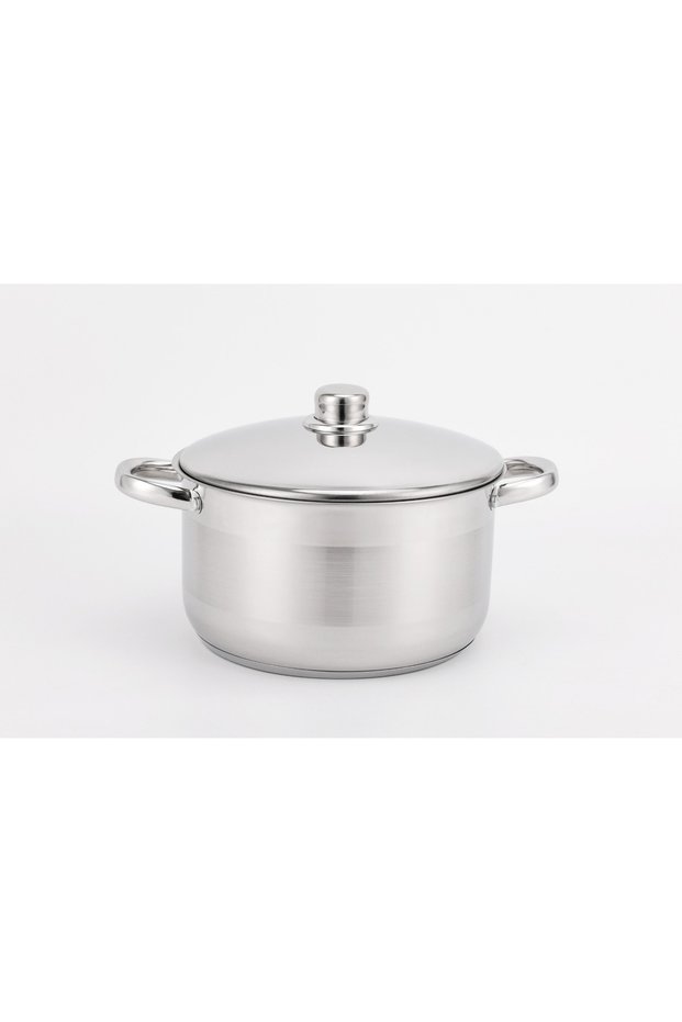 Oala inox cu capac, 6.1L