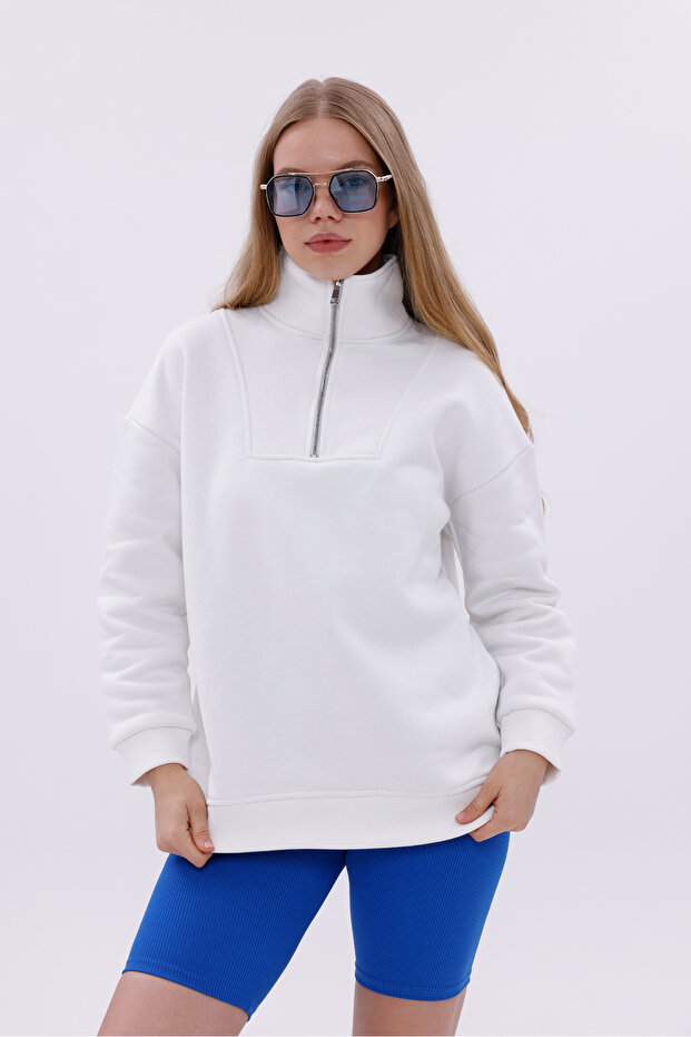 Half Zipper Sweatshirt - 2