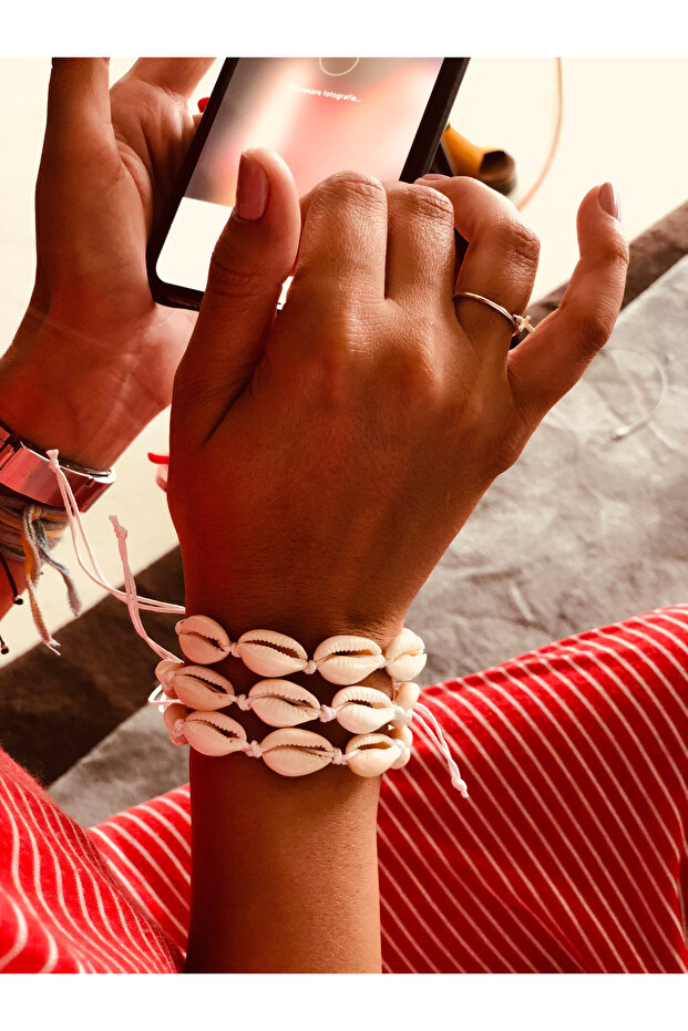 White Shell Bracelet - 2