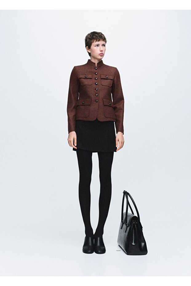 Cepli yün ceket - 2