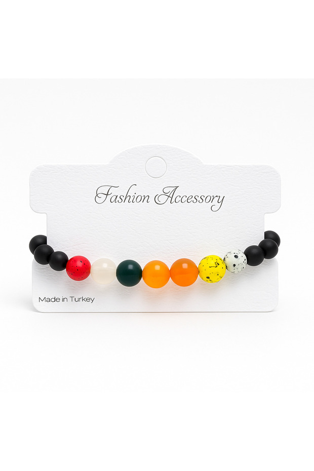 Colorful Natural Stone Bracelet – Energy Balancing, Stylish Design for Women & Men