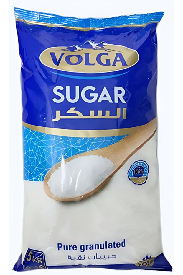 Volga Sugar 5kg, Pack of 6pcs