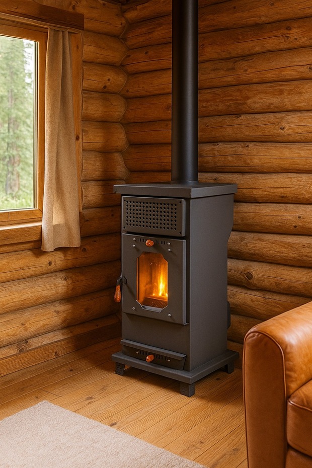 MANUEL PETEKLİ MİNİ PELET SOBA - 1