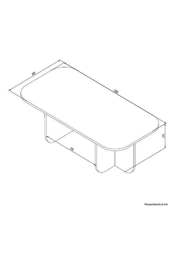 Formo Orta Sehpa 120cm - 6