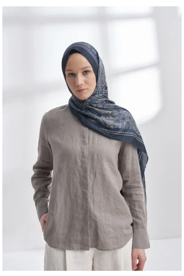 Etnik vual ipek şal - 3