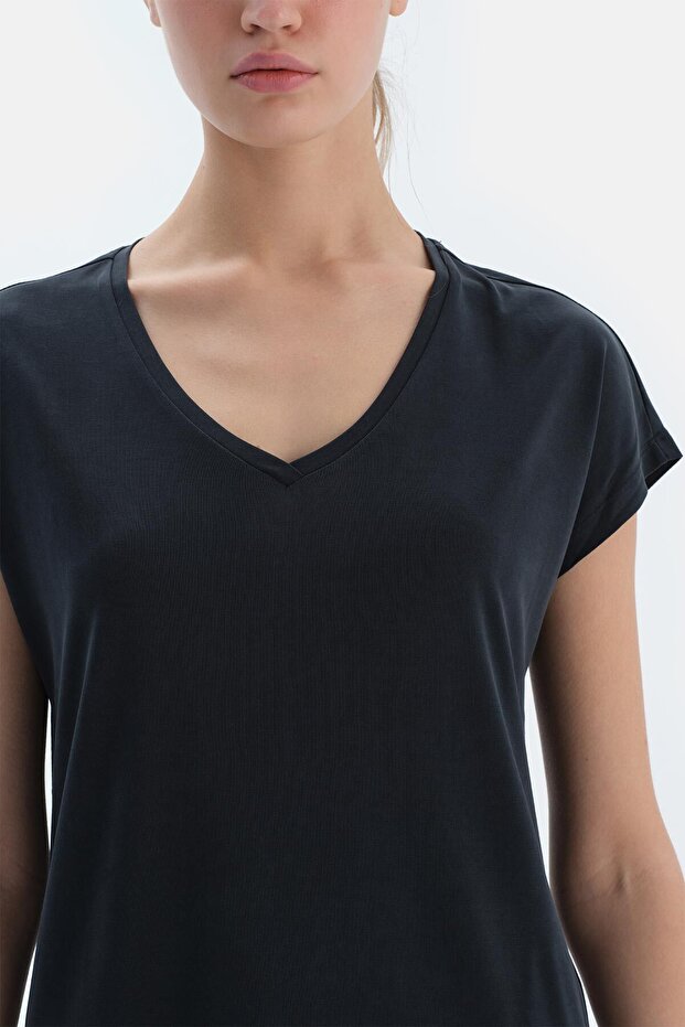 بنطلون أنثراسايت ميلانج ذو ملمس ناعم - 6