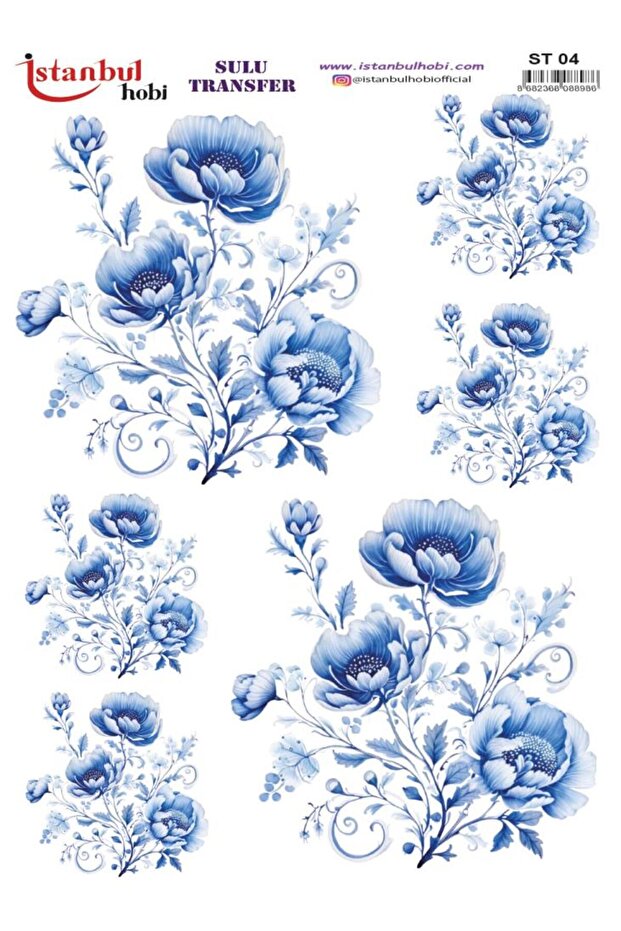 Water Transfer Paper 25X35Cm St-004